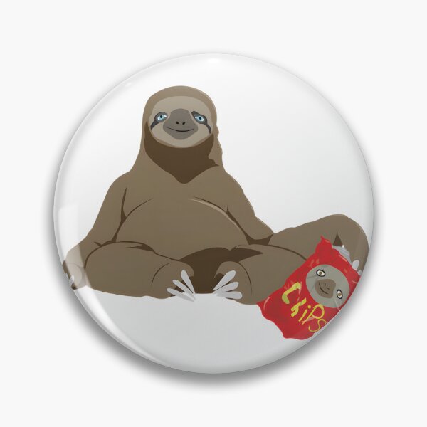 Item preview, Cute Sloth Enjoying Munchies Lazy Animal Lover Design designed and sold by Customize Shirts.