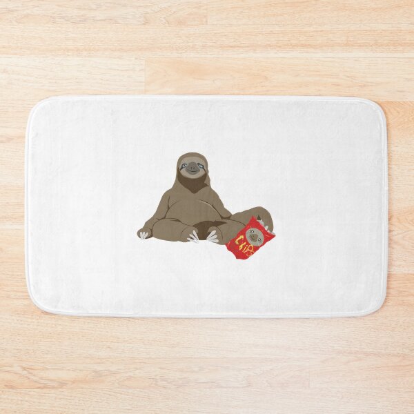 Item preview, Cute Sloth Enjoying Munchies Lazy Animal Lover Design designed and sold by Customize Shirts.
