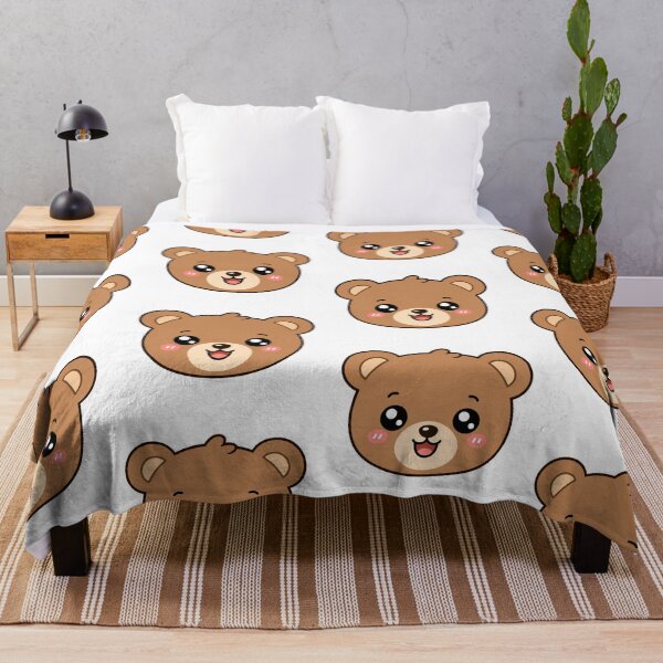 Item preview, Adorable Kawaii Brown Bear Face designed and sold by Seculinator.