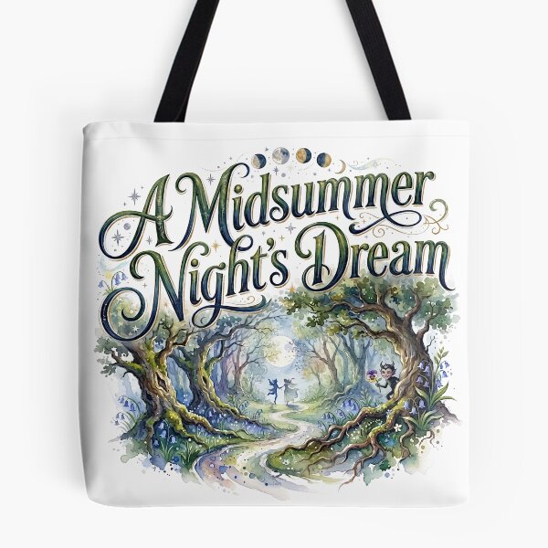 Item preview, A Midsummer Night's Dream - Whimsical Theater Art designed and sold by Lyric Vault - Rock on.