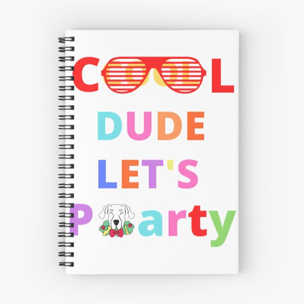 Item preview, Dodlife Cool Dude Let's Party Fun Graphic Design for Celebration and Good Vibes designed and sold by TAREEART.