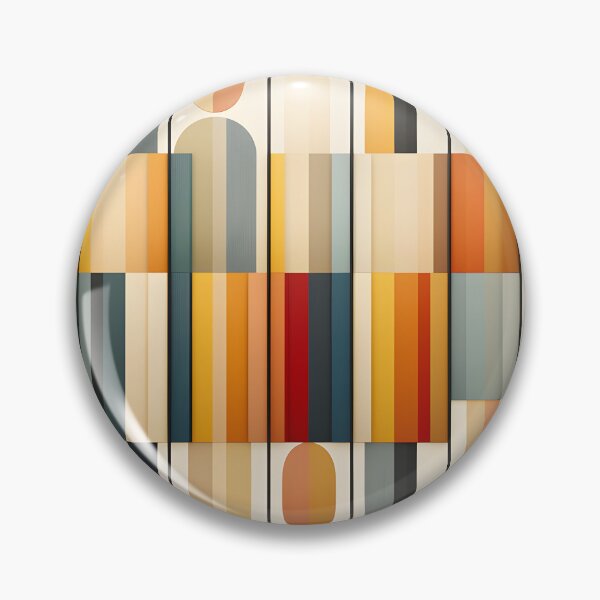 Item preview, Mid Century Modern Geometric Shapes Retro Abstract Pattern designed and sold by GutyzDesignsES.