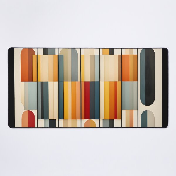 Item preview, Mid Century Modern Geometric Shapes Retro Abstract Pattern designed and sold by GutyzDesignsES.