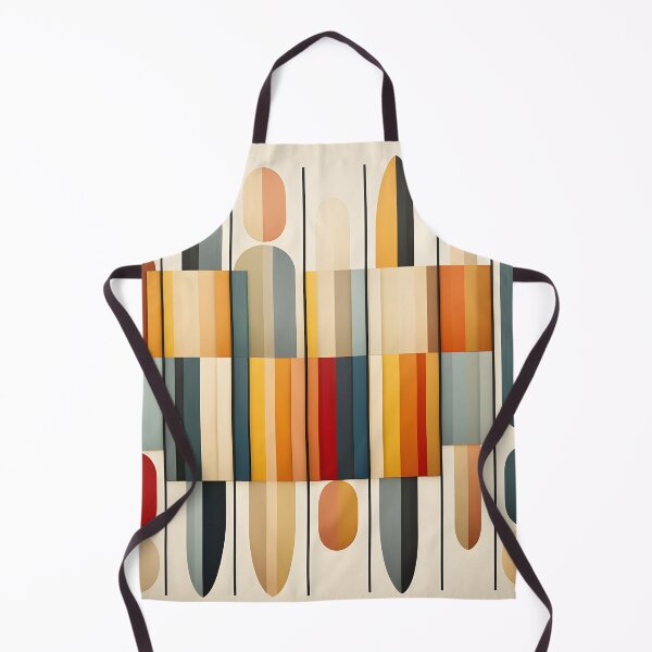 Item preview, Mid Century Modern Geometric Shapes Retro Abstract Pattern designed and sold by GutyzDesignsES.