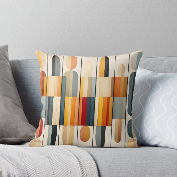 Item preview, Mid Century Modern Geometric Shapes Retro Abstract Pattern designed and sold by GutyzDesignsES.