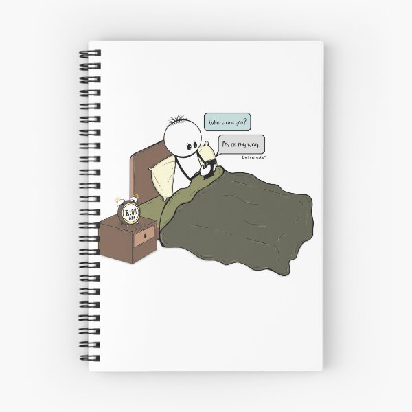 Item preview, I'm On My Way... (In Bed) – Hand-drawn Digital Art & Wallpaper designed and sold by MyVisionaryHuez.
