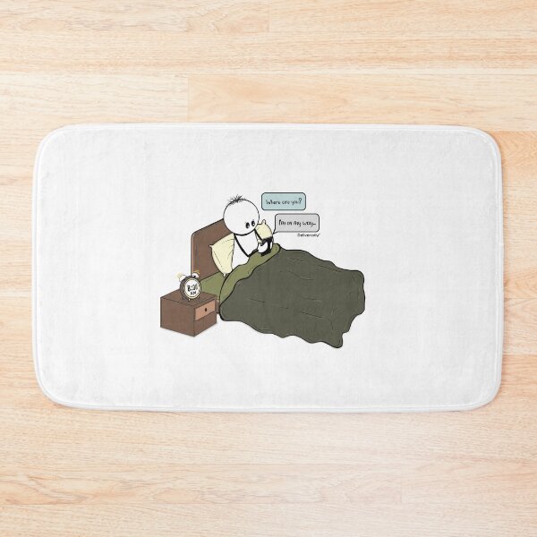 Item preview, I'm On My Way... (In Bed) – Hand-drawn Digital Art & Wallpaper designed and sold by MyVisionaryHuez.