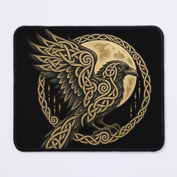 Item preview, Celtic raven in the moonlight designed and sold by lAnJefurtifeu.