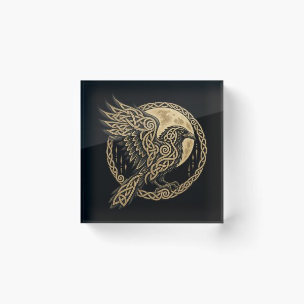 Item preview, Celtic raven in the moonlight designed and sold by lAnJefurtifeu.