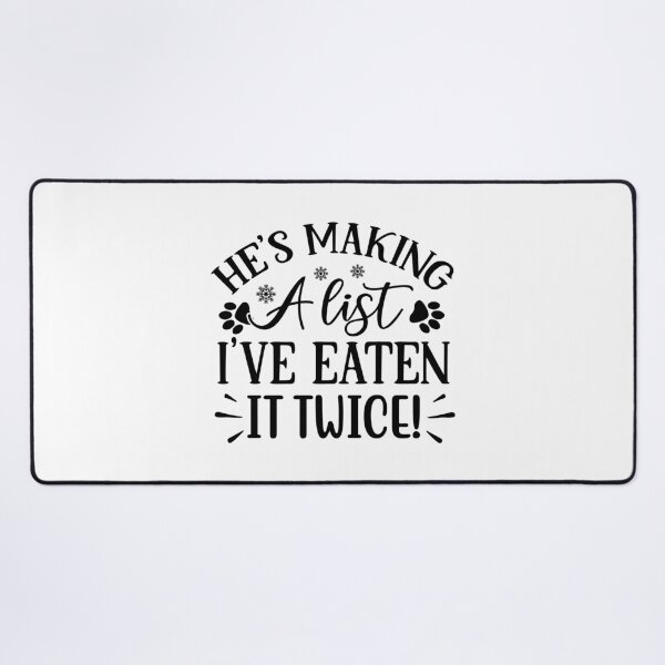 Item preview, Christmas Dog Funny Naughty List Holiday Quote Design designed and sold by FuzionRaptor.