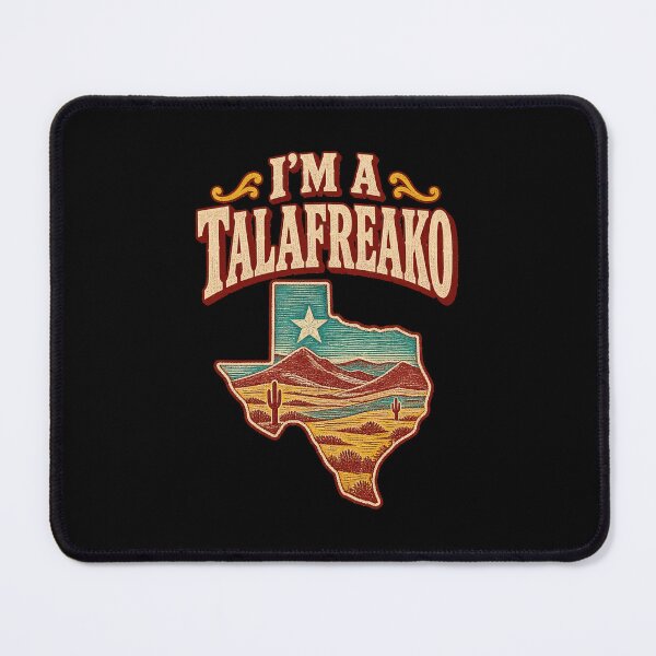 Item preview, I’m a Talafreako Texas Western Woodcut Desert Design designed and sold by Uglyandcute.