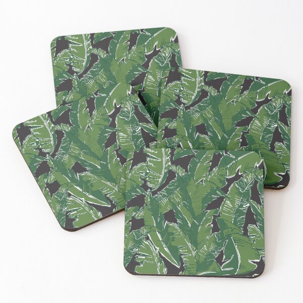 Item preview, Leaves Bananique in Black Pearl designed and sold by YesterdayColl.