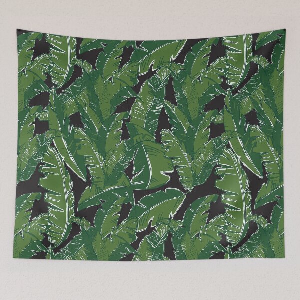 Item preview, Leaves Bananique in Black Pearl designed and sold by YesterdayColl.