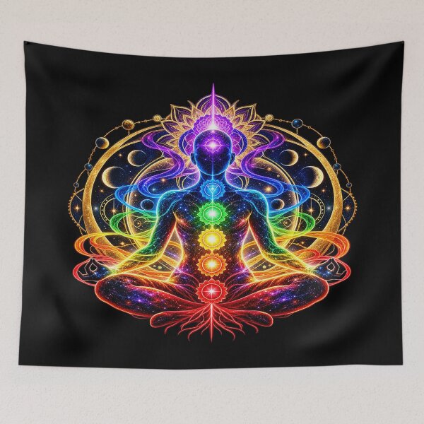 Item preview, Cosmic Chakra Meditation – Spiritual Energy designed and sold by TroviTutto.