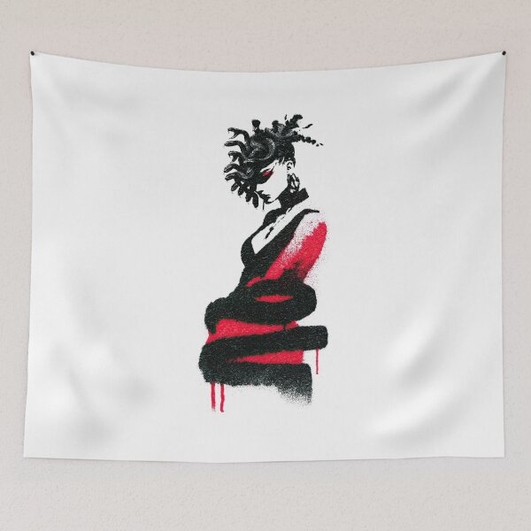 Item preview, Mythological Hybrid Beast Urban Splatter Silhouette designed and sold by EdvvinStudios.