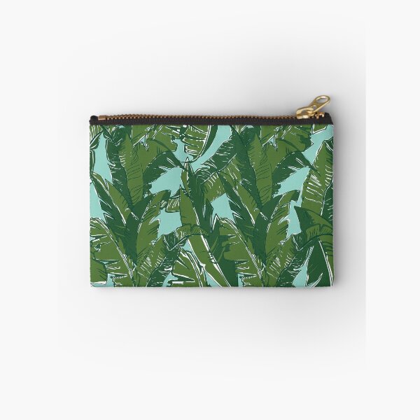 Item preview, Leaves Bananique in Aqua Sea designed and sold by YesterdayColl.