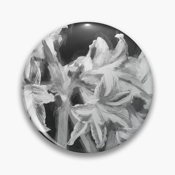 Item preview, Sweet Lillian Amaryllis B&W designed and sold by RichFrancoCars.