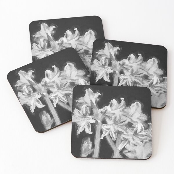 Item preview, Sweet Lillian Amaryllis B&W designed and sold by RichFrancoCars.