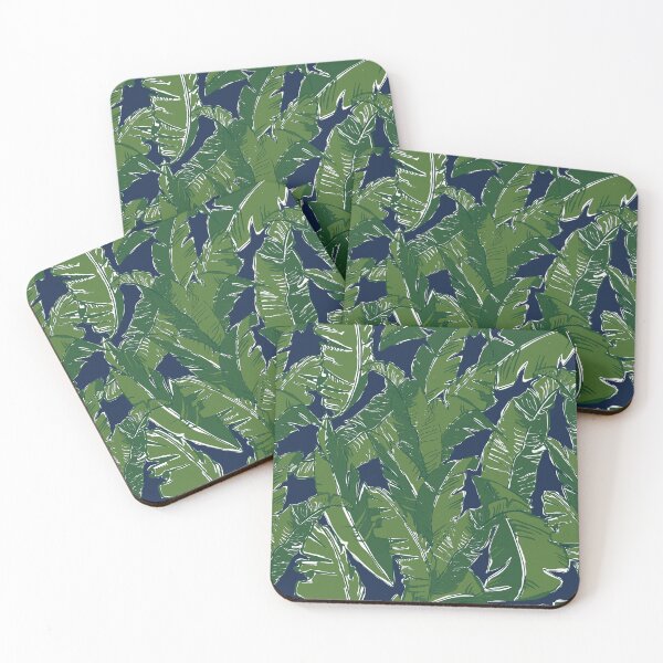 Item preview, Leaves Bananique in Atlantic Navy designed and sold by YesterdayColl.