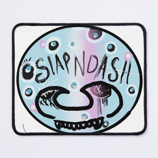 Item preview, SLAPNDASH HEAD BLUE designed and sold by SLAP N DASH N.