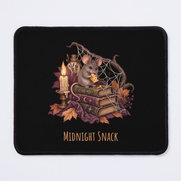 Item preview, Midnight Snack Mouse Spellbooks Halloween designed and sold by mycute-stickers.