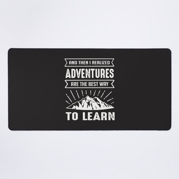 Item preview, Inspirational Adventure Quote Design - Embrace Life's Lessons Through Travel and Exploration designed and sold by SprintMonkey.