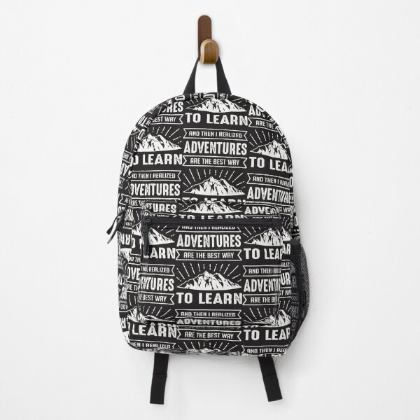 Item preview, Inspirational Adventure Quote Design - Embrace Life's Lessons Through Travel and Exploration designed and sold by SprintMonkey.