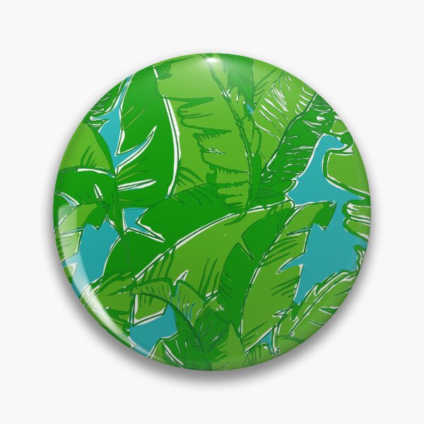 Item preview, Leaves Bananique - Custom Turquoise + Lime designed and sold by YesterdayColl.