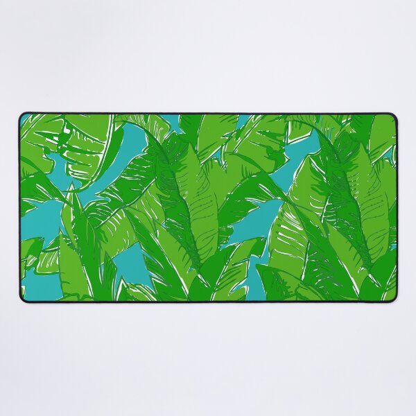 Item preview, Leaves Bananique - Custom Turquoise + Lime designed and sold by YesterdayColl.