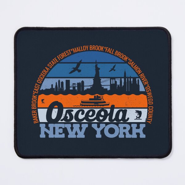 Item preview, Osceola New York Sunset Retro Vintage Local Pride Logo designed and sold by CRHPOD20.