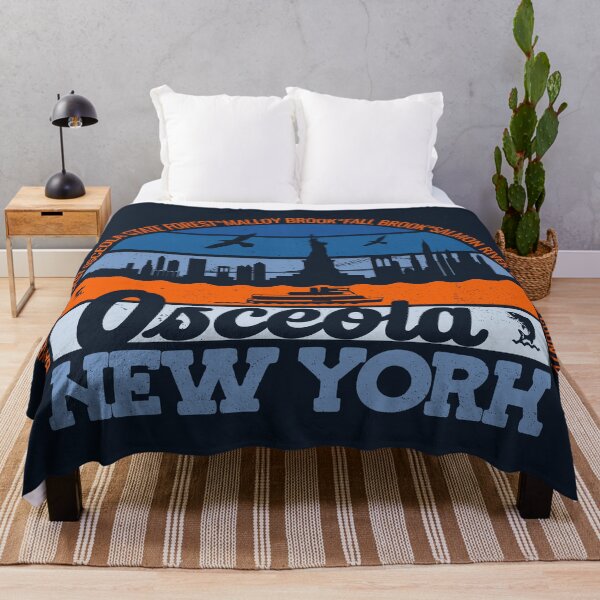 Aperçu de l'œuvre Logo Osceola New York Sunset Retro Vintage Local Pride créée et vendue par CRHPOD20.