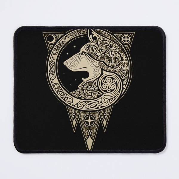 Item preview, Norse Ulv Viking Wolf Design Inspired by Nordic Mythology designed and sold by abdodswky.