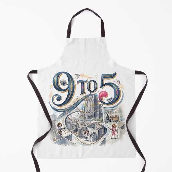 Item preview, 9 to 5 the Musical - Whimsical Theater Art designed and sold by Lyric Vault - Rock on.