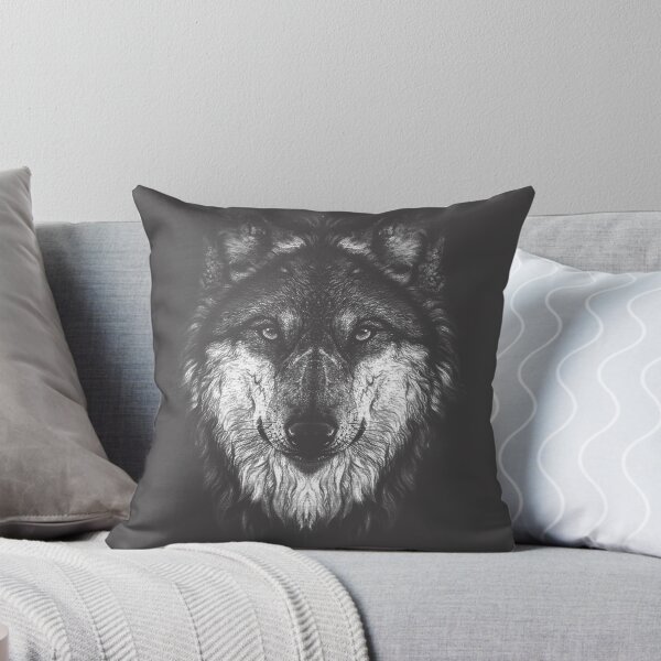 Item preview, Majestic Wolf Face Artwork with Detailed Fur and Intense Eyes designed and sold by abdodswky.