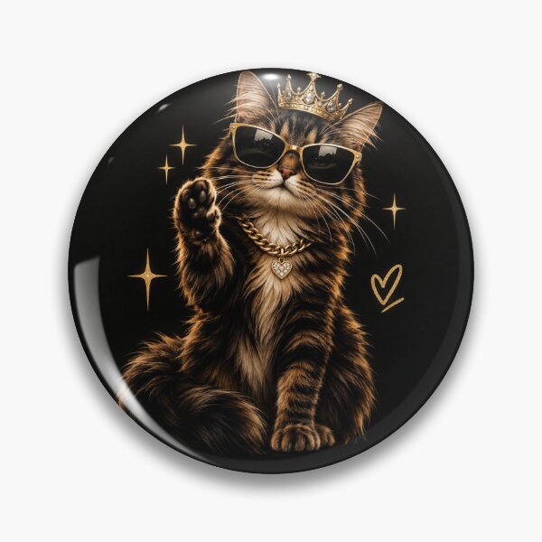 Item preview, Royal Luxury Cat – Queen Energy & Golden Crown designed and sold by MoodLay.
