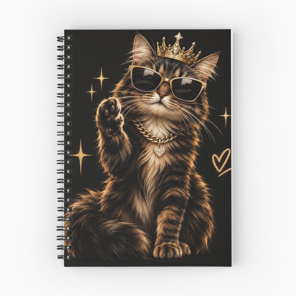 Item preview, Royal Luxury Cat – Queen Energy & Golden Crown designed and sold by MoodLay.