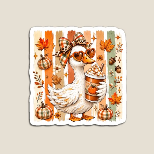 Item preview, Preppy Fall Goose designed and sold by DesignDenDo ⭐⭐⭐⭐⭐.