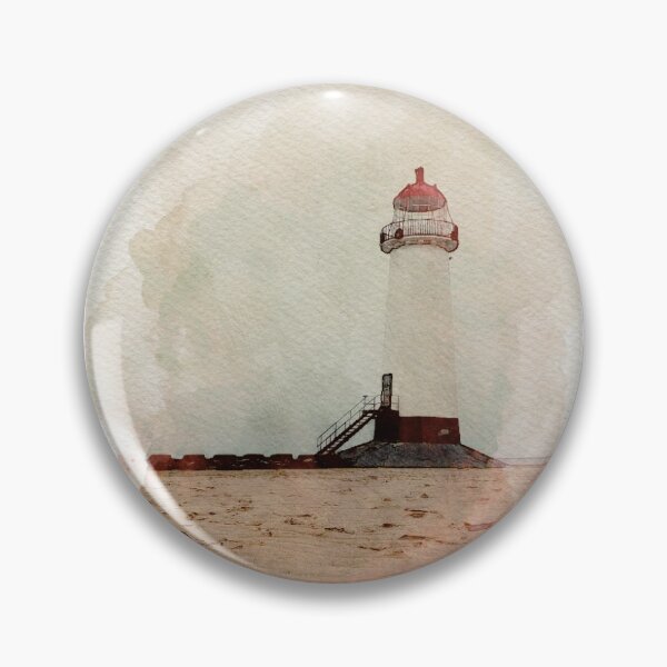 Item preview, Lighthouse on the beach Watercolour style Art designed and sold by MoonGirlDes000.