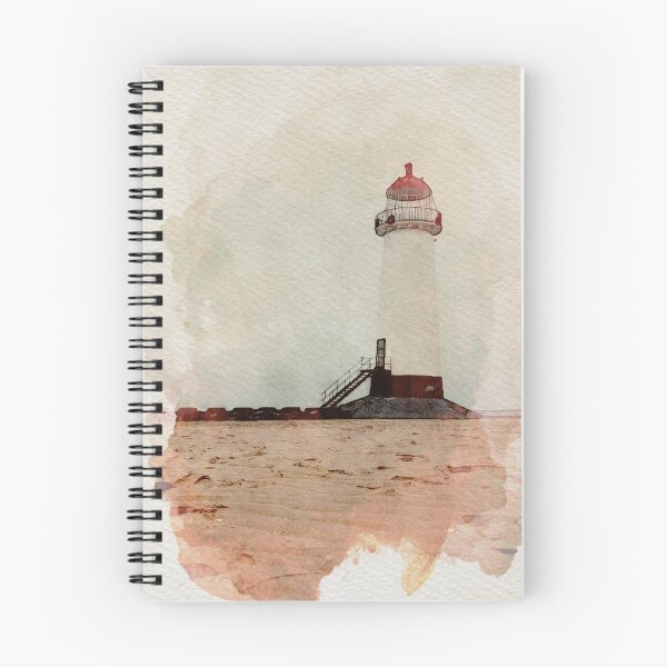 Item preview, Lighthouse on the beach Watercolour style Art designed and sold by MoonGirlDes000.