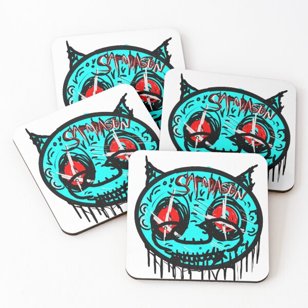 Item preview, SLAPNDASH HEAD AQUA designed and sold by SLAP N DASH N.