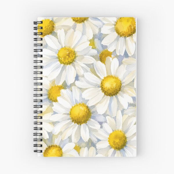 Item preview, White Chamomile Botanical Floral Pattern Watercolor Art HD Store designed and sold by bard-art.