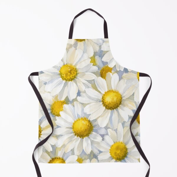 Item preview, White Chamomile Botanical Floral Pattern Watercolor Art HD Store designed and sold by bard-art.