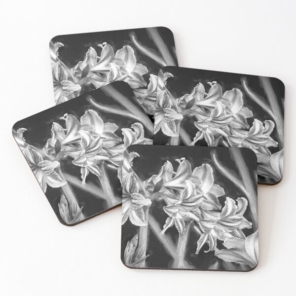 Item preview,  Sweet Lillian Amaryllis B&W designed and sold by RichFrancoCars.