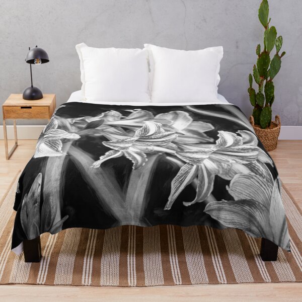 Item preview, Sweet Lillian Amaryllis B&W designed and sold by RichFrancoCars.