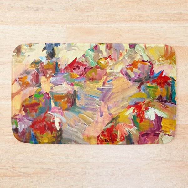 Item preview, "The Date Market - A Happy Sunny Morning in the Village" designed and sold by AshrafinoKamelo.