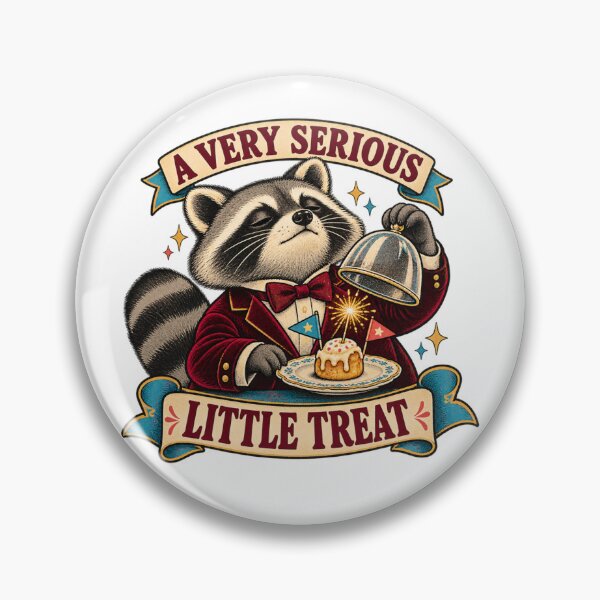 Item preview, A Very Serious Little Treat Raccoon designed and sold by ODDLUME CLUB.