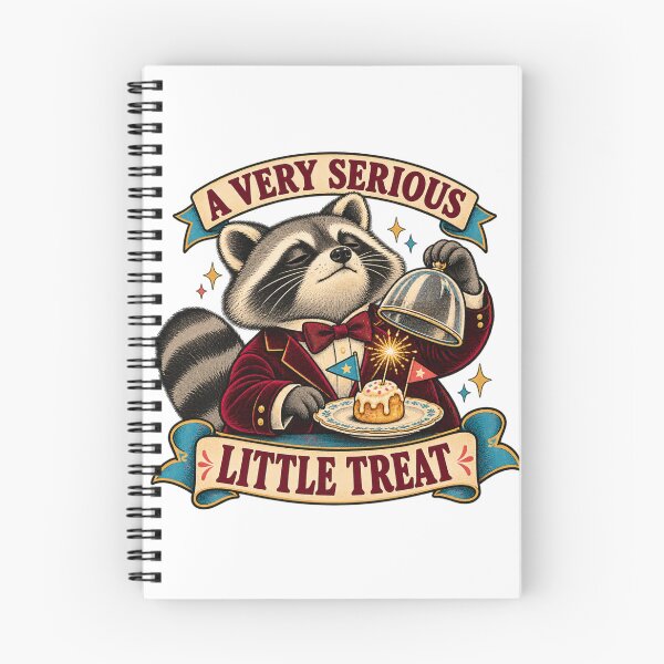 Item preview, A Very Serious Little Treat Raccoon designed and sold by ODDLUME CLUB.