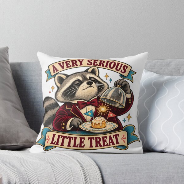 Item preview, A Very Serious Little Treat Raccoon designed and sold by ODDLUME CLUB.