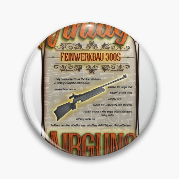 Artikelvorschau, Illustration von Vintage-Luftgewehren im klassischen Design und Retro-Stil entworfen und verkauft von Bork-Bork.