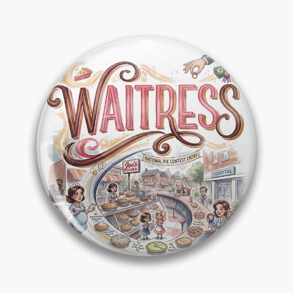 Artikelvorschau, Waitress – Das Musical – Verspielte Theaterkunst entworfen und verkauft von Lyric Vault - Rock on.